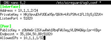 Wireguard Config